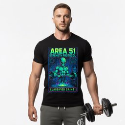 Area 51 Classified Gains T Shirt Gift For Fitness Lover