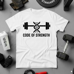 Code Of Strength T Shirt Gift For Fitness Lover