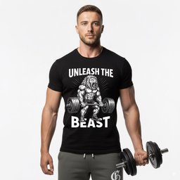 Unleash The Beast T Shirt Gift For Fitness Lover