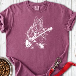 Belgian Tervuren Guitar Premium Tee Gift For Dog Lover