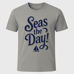 Seas The Day T Shirt Gift For Boat Owner