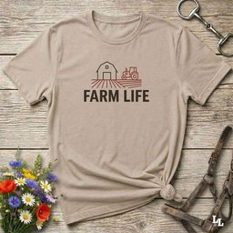 Farm Life T Shirt Gift For Horse Lover