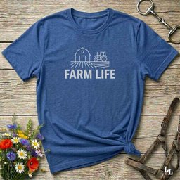 Farm Life T Shirt Gift For Horse Lover