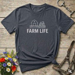 Farm Life T Shirt Gift For Horse Lover