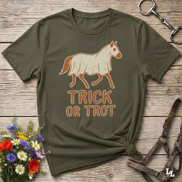 Trick Or Trot V2 T Shirt Gift For Horse Lover