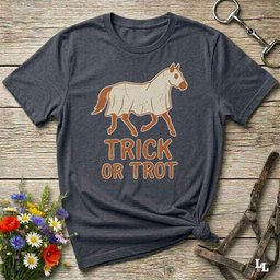 Trick Or Trot V2 T Shirt Gift For Horse Lover