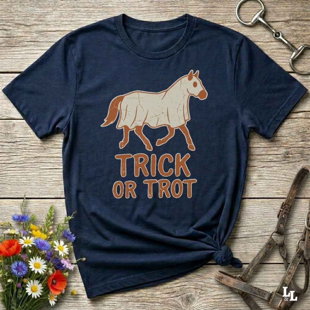 Trick Or Trot V2 T Shirt Gift For Horse Lover