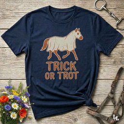 Trick Or Trot V2 T Shirt Gift For Horse Lover