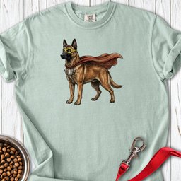 Belgian Malinois Superhero Premium Tee Gift For Dog Lover