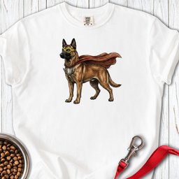 Belgian Malinois Superhero Premium Tee Gift For Dog Lover
