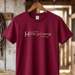 Horse Girl Energy T Shirt Gift For Horse Lover