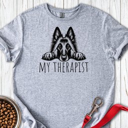 Belgian Tervuren My Therapist T Shirt Gift For Dog Lover
