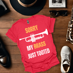 Sorry My Brass Just Tooted T Shirt Gift For Music Lover