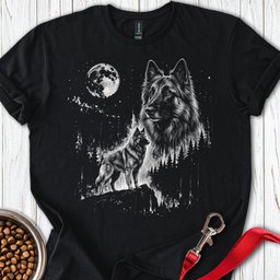 Belgian Tervuren Moonlight T Shirt Gift For Dog Lover
