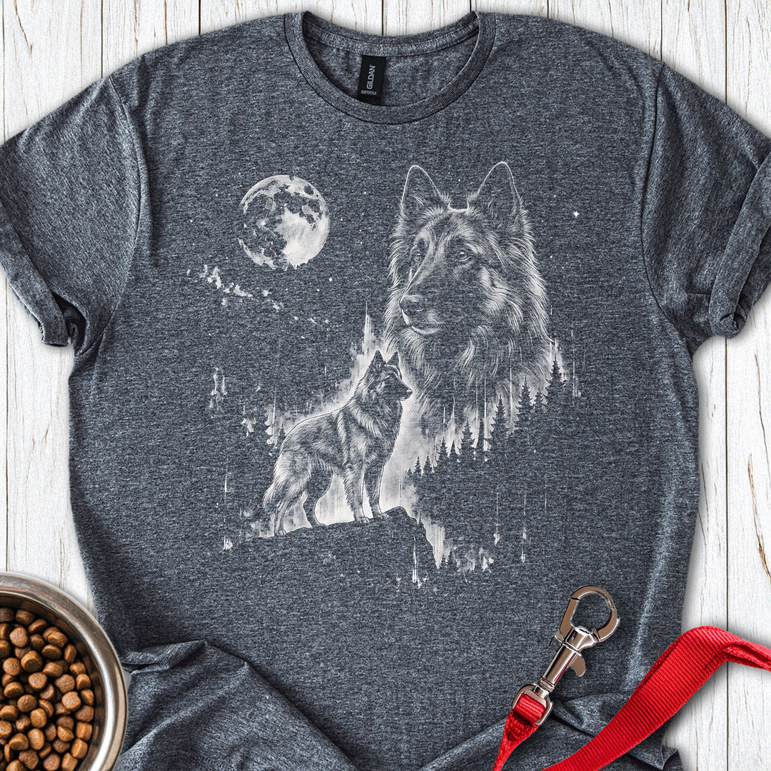 Belgian Tervuren Moonlight T Shirt Gift For Dog Lover