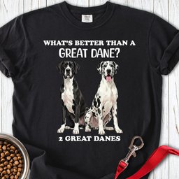 2 Great Danes Premium Tee Gift For Dog Lover