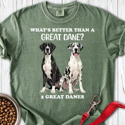2 Great Danes Premium Tee Gift For Dog Lover