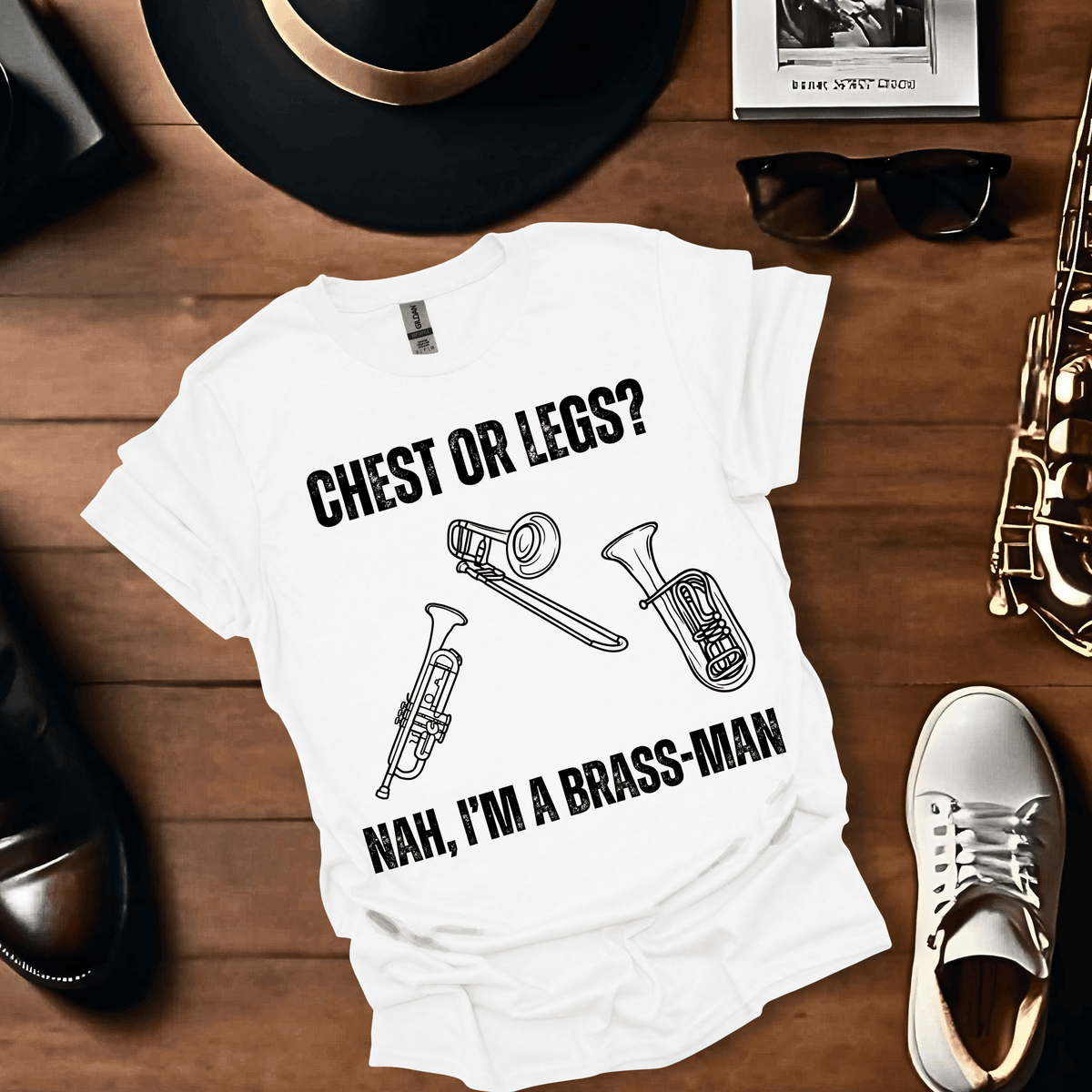 Chest Or Legs T Shirt Gift For Music Lover