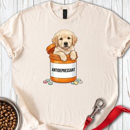 Antidepressant Goldie T Shirt Gift For Dog Lover