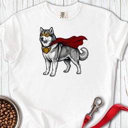 Alaskan Malamute Superhero Premium Tee Gift For Dog Lover