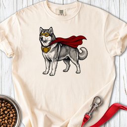 Alaskan Malamute Superhero Premium Tee Gift For Dog Lover