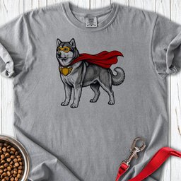 Alaskan Malamute Superhero Premium Tee Gift For Dog Lover
