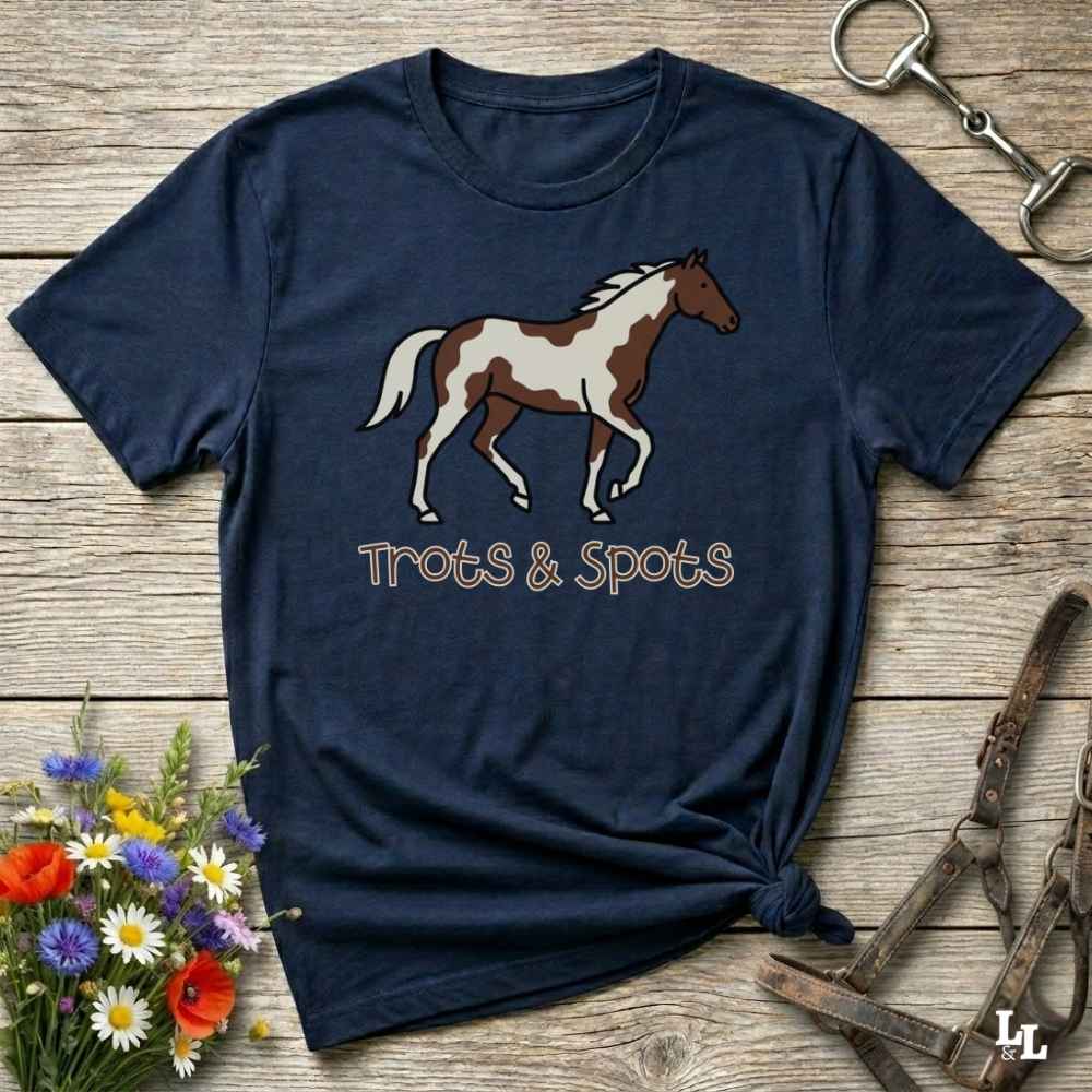 Trots And Spots T Shirt Gift For Horse Lover