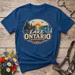 Lake Ontario Trail Riding 2 T Shirt Gift For Horse Lover