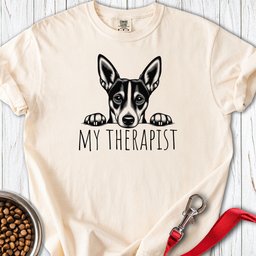 Basenji My Therapist Premium Tee Gift For Dog Lover