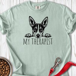 Basenji My Therapist Premium Tee Gift For Dog Lover