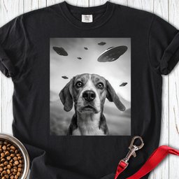 Beagle Ufo Premium Tee Gift For Dog Lover