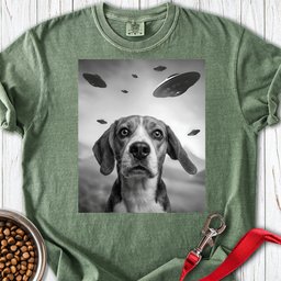 Beagle Ufo Premium Tee Gift For Dog Lover