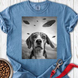 Beagle Ufo Premium Tee Gift For Dog Lover