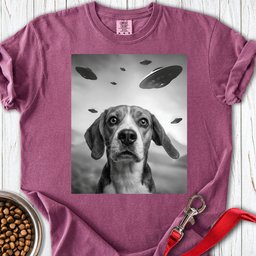 Beagle Ufo Premium Tee Gift For Dog Lover