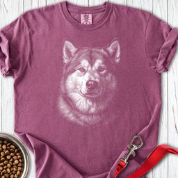 Alaskan Malamute Engraved Premium Tee Gift For Dog Lover