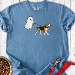 Beagle Ghost Halloween Premium Tee Gift For Dog Lover