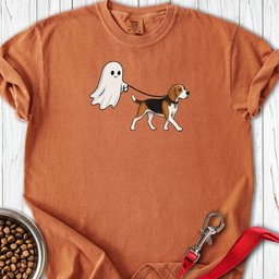 Beagle Ghost Halloween Premium Tee Gift For Dog Lover