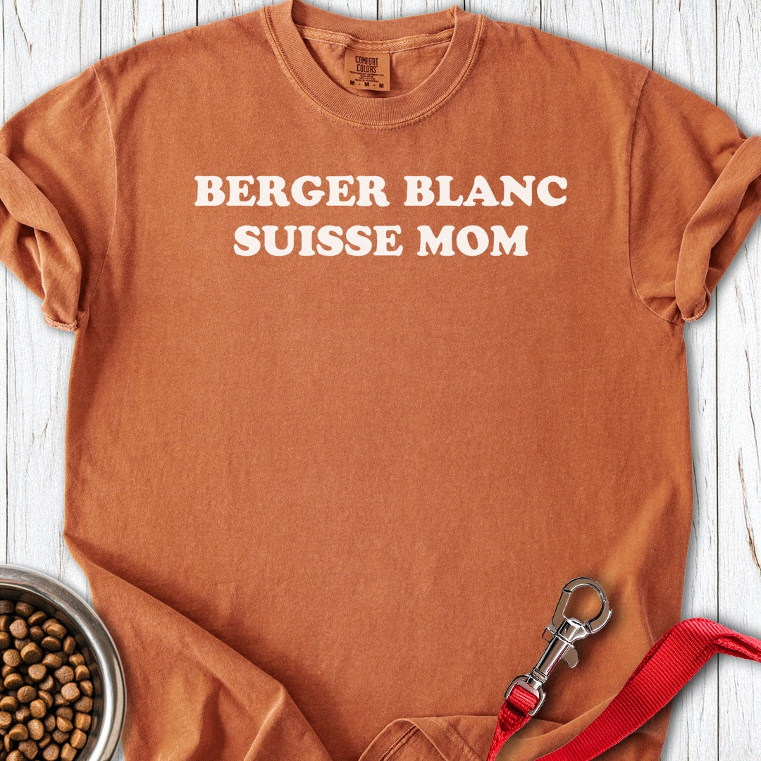 Berger Blanc Suisse Mom Premium Tee Gift For Mom
