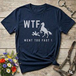 Wtf Went Too Fast T Shirt Gift For Horse Lover