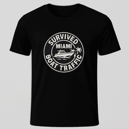 Miami Boat Traffic T Shirt Gift For Boat Owner
