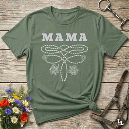 Boot Stitch Mama T Shirt Gift For Mom