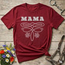 Boot Stitch Mama T Shirt Gift For Mom