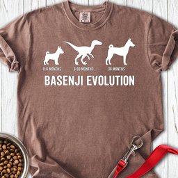 Basenji Evolution Premium Tee Gift For Dog Lover