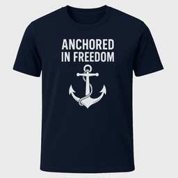 Freedom Statement T Shirt Gift For Boat Owner