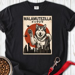 Alaskan Malamute Malamutezilla Premium Tee Gift For Dog Lover