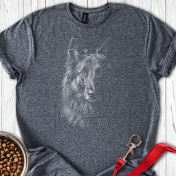 Belgian Tervuren Engraved T Shirt Gift For Dog Lover