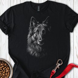 Belgian Tervuren Engraved T Shirt Gift For Dog Lover