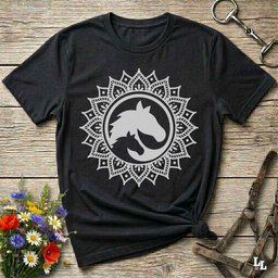 Horse Mandala T Shirt Gift For Horse Lover