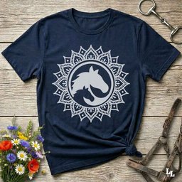 Horse Mandala T Shirt Gift For Horse Lover