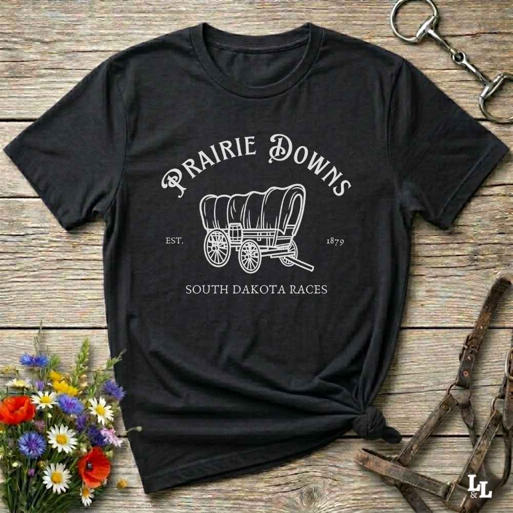 Prairie Downs South Dakota Races T Shirt Gift For Horse Lover